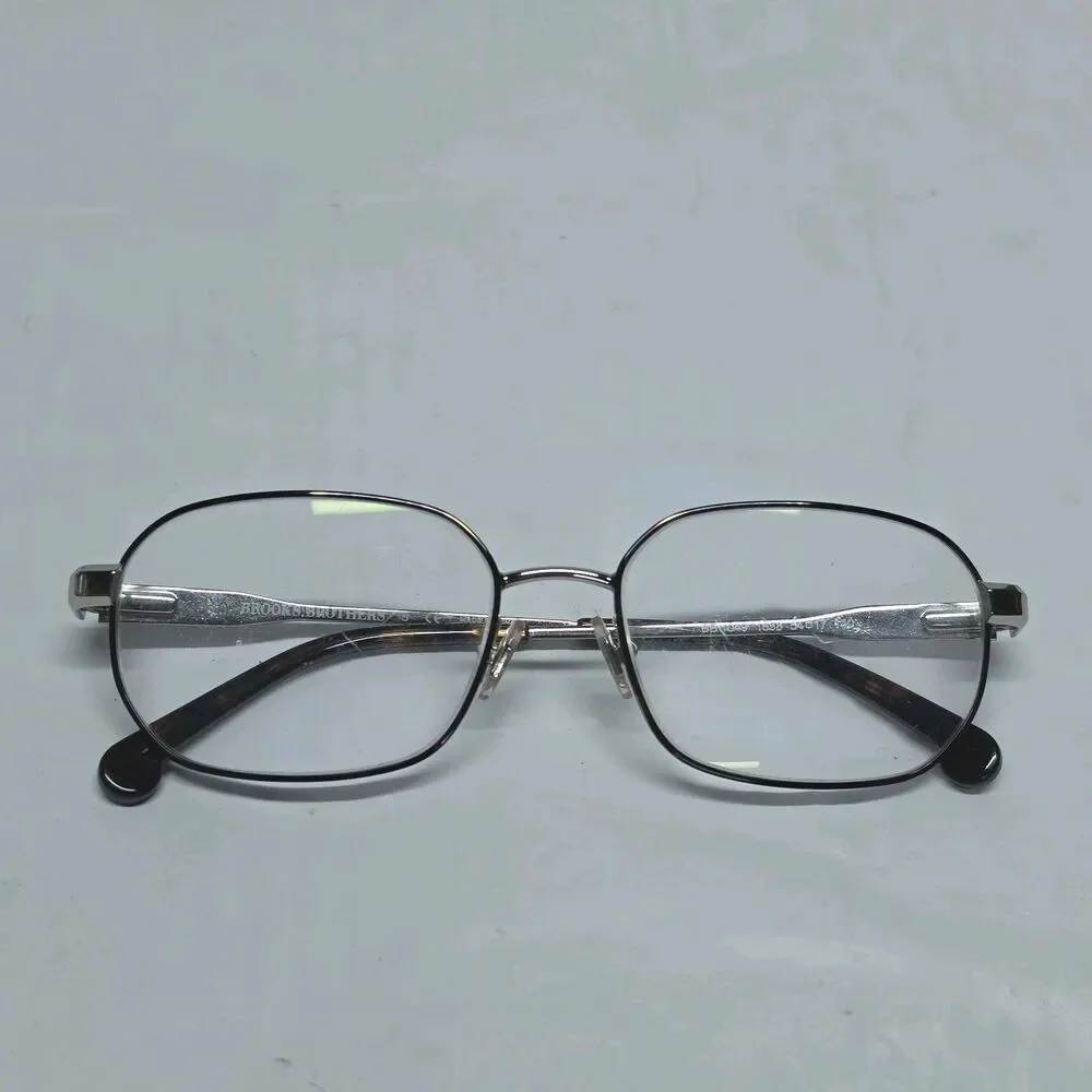 BROOKS BROTHERS HAVANA EYEGLASS FRAMES BB 1049 1658 54-17-140 TORTOISE SILVER